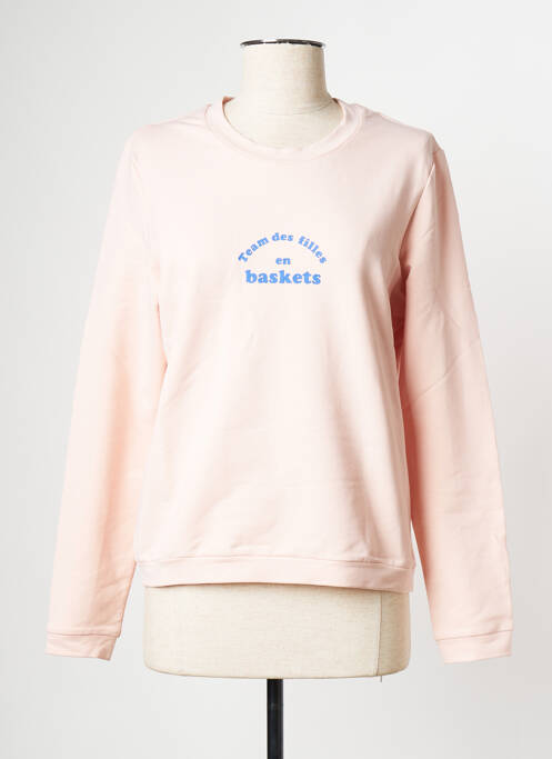 Sweat-shirt rose I.CODE (By IKKS) pour femme