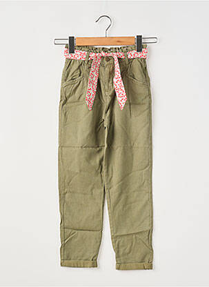 Pantalon chino vert VERTBAUDET pour fille