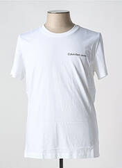 T-shirt blanc CALVIN KLEIN pour homme seconde vue