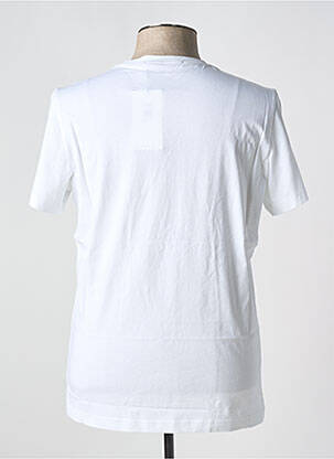 T-shirt col rond blanc CALVIN KLEIN homme