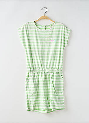 Combishort col rond vert ROXY fille
