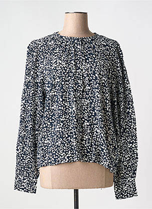 Blouse bleu ICHI femme