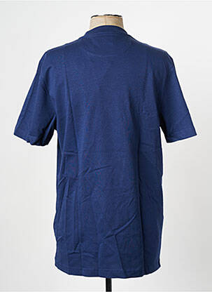 T-shirt col rond bleu FARAH homme
