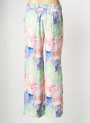Pantalon droit multicolore F.A.M. pour femme seconde vue