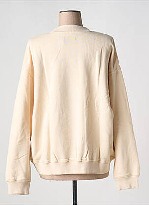 Sweat-shirt col rond blanc THINKING MU femme