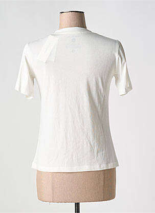 T-shirt col rond blanc THINKING MU femme