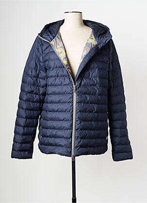 Blouson col col montant bleu GEOX femme