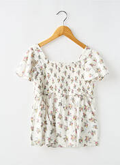 Top blanc TAPE À L'OEIL pour fille seconde vue