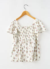 Top blanc TAPE À L'OEIL pour fille seconde vue