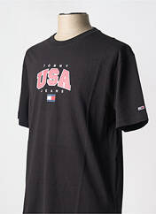 T-shirt noir TOMMY HILFIGER pour homme seconde vue