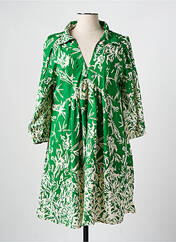 Robe courte vert AN' GE pour femme seconde vue
