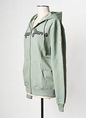 Sweat-shirt à capuche vert PEPE JEANS pour homme seconde vue