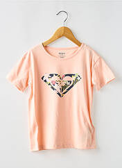 T-shirt orange ROXY pour fille seconde vue