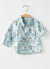 Chemise manches longues bleu TAPE À L'OEIL pour garçon seconde vue