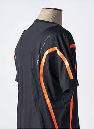 T-shirt col rond noir ADIDAS X STELLA MC CARTNEY femme
