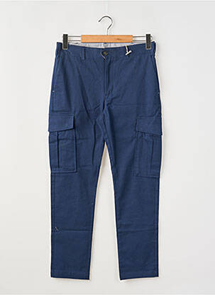 Pantalon droit bleu FAGUO homme