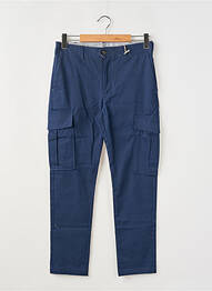 Pantalon droit bleu FAGUO homme