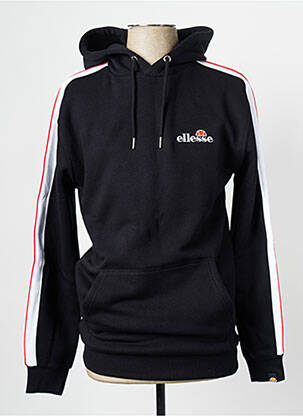 Sweat-shirt à capuche noir ELLESSE pour homme