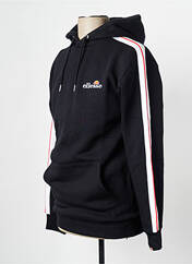 Sweat-shirt à capuche noir ELLESSE pour homme seconde vue