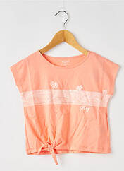 T-shirt orange ROXY pour fille seconde vue