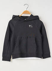 Sweat-shirt à capuche noir NIKE pour enfant seconde vue