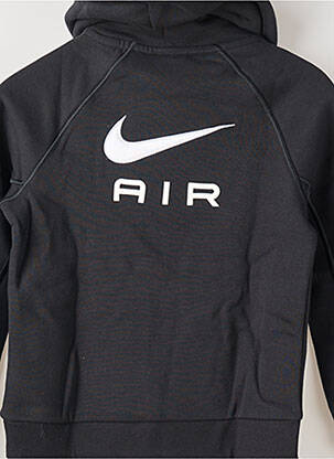 Sweat-shirt à capuche noir NIKE enfant