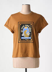 T-shirt marron I.CODE (By IKKS) pour femme seconde vue