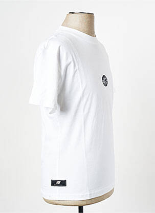 T-shirt col rond blanc NEW BALANCE homme