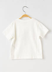 T-shirt blanc PETIT BATEAU pour garçon seconde vue