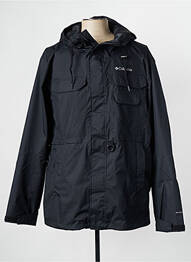 Imperméable col col montant noir COLUMBIA homme
