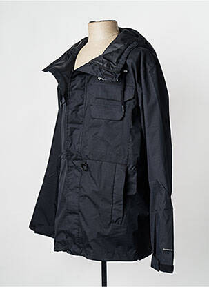 Imperméable col col montant noir COLUMBIA homme