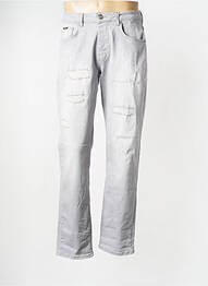 Jeans coupe slim gris SIXTH JUNE homme