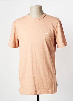 T-shirt col rond orange QUIKSILVER homme