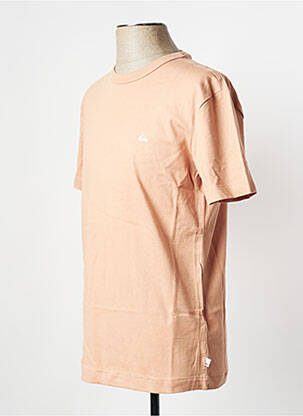 T-shirt col rond orange QUIKSILVER homme