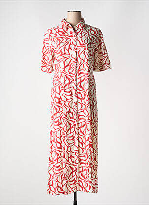 Robe longue rouge AN' GE pour femme