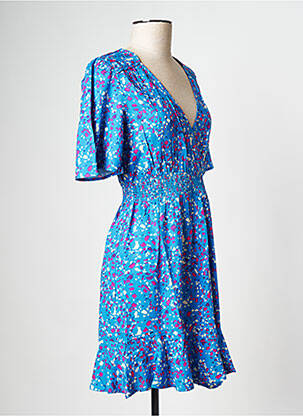 Robe courte bleu AN' GE femme