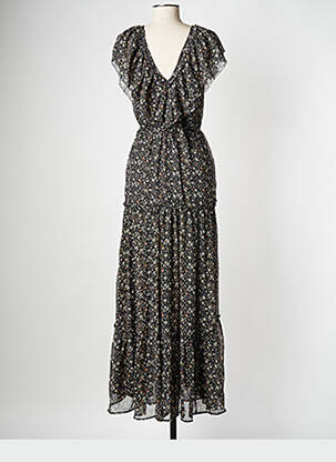 Robe courte col v noir PEPE JEANS femme
