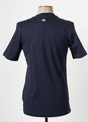 T-shirt bleu ADIDAS pour homme seconde vue
