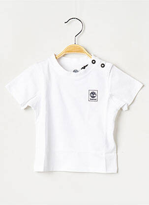 T-shirt col rond blanc TIMBERLAND garçon