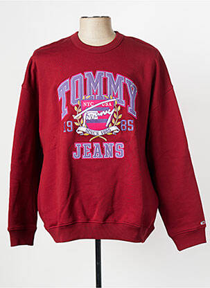 Sweat-shirt rouge TOMMY HILFIGER pour homme