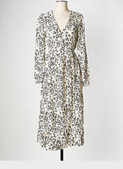 Robe mi-longue beige SELECTED pour femme seconde vue