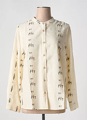 Chemisier beige LA FEE MARABOUTEE femme