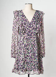 Robe courte col v noir VERO MODA femme