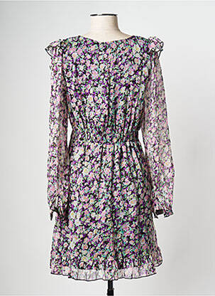 Robe courte col v noir VERO MODA femme