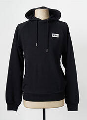 Sweat-shirt à capuche noir FILA pour homme seconde vue