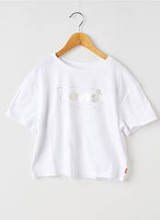 T-shirt blanc LEVIS pour fille seconde vue