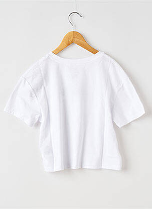 T-shirt col rond blanc LEVIS fille