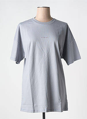 T-shirt col rond gris NEW BALANCE femme