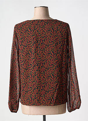 Top col v noir I.CODE (By IKKS) femme