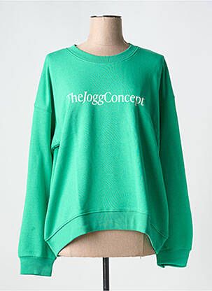 Sweat-shirt col rond vert THE JOGG CONCEPT femme